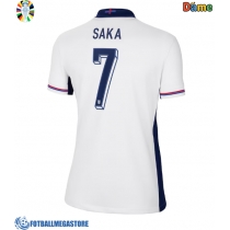 Fotballdrakt Dame England Bukayo Saka #7 Hjemmedrakt EM 2024 Kortermet